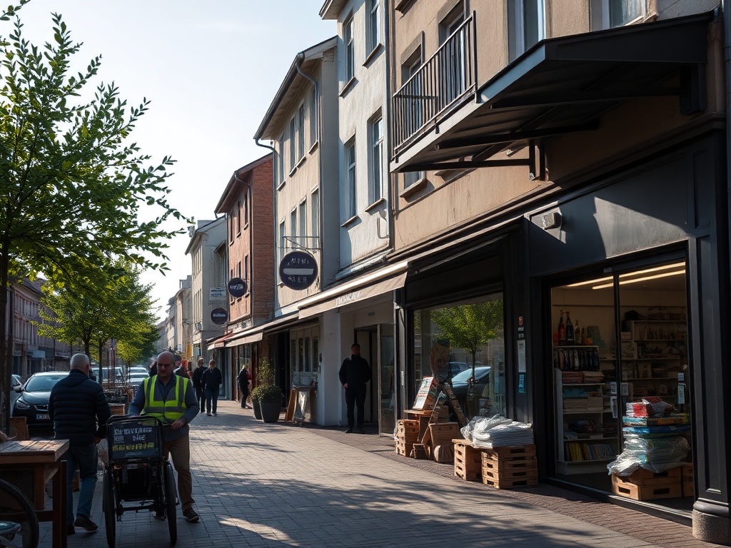 Logo Powiatowego Urzędu Pracy w Lubinie na tle flag różnych krajów symbolizujące międzynarodowe możliwości pracy